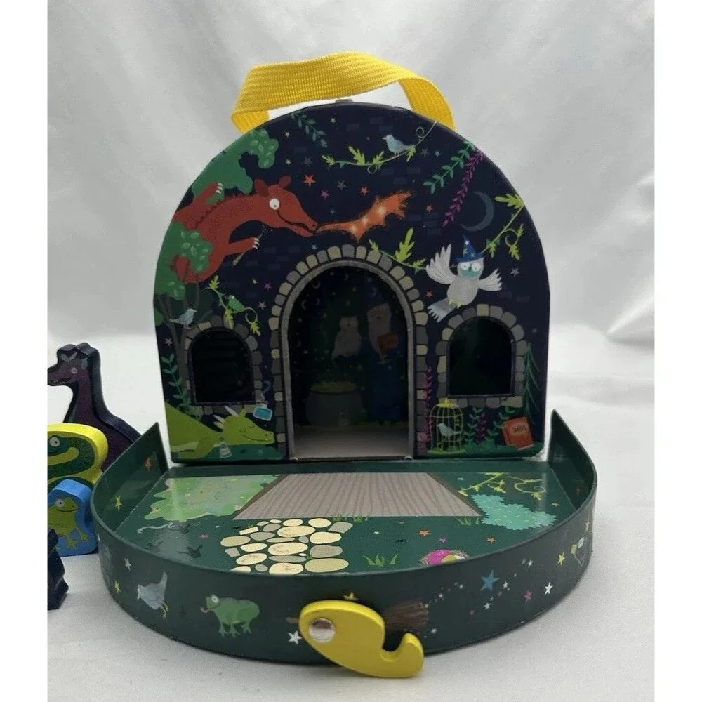 Floss & Rock 41P3660 Spellbound Playbox Used Flaws Travel Play Set Wizard Magic